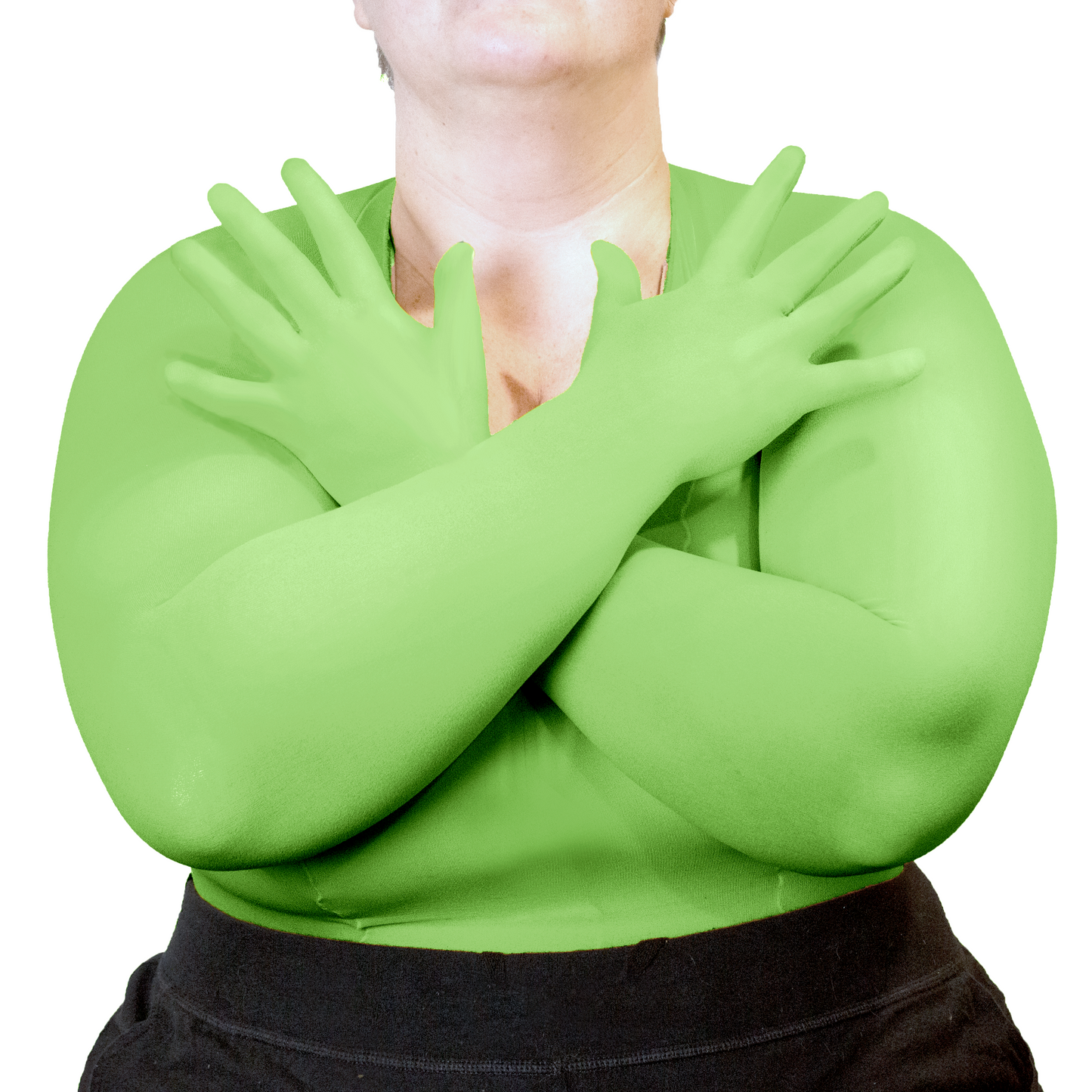 Matcha Green Arm Socks (Plus Size)