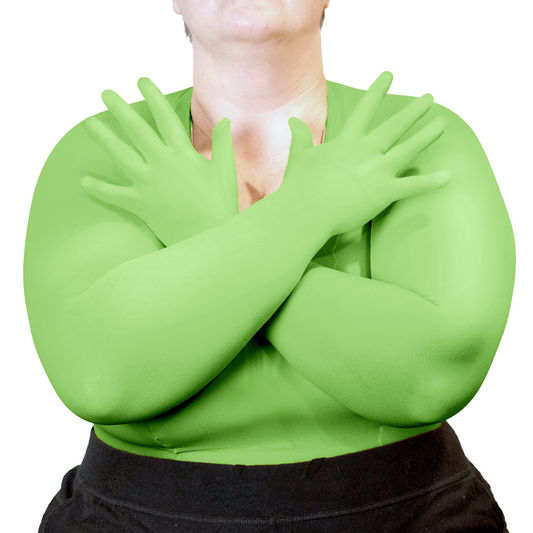 Matcha Green Arm Socks (Plus Size)