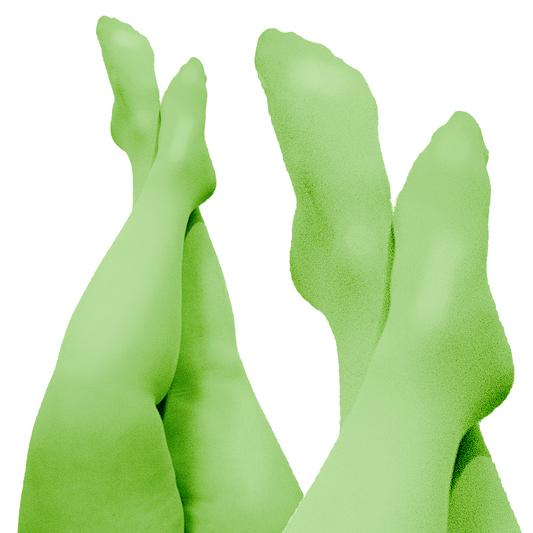 Matcha Green Tights (Plus Size)