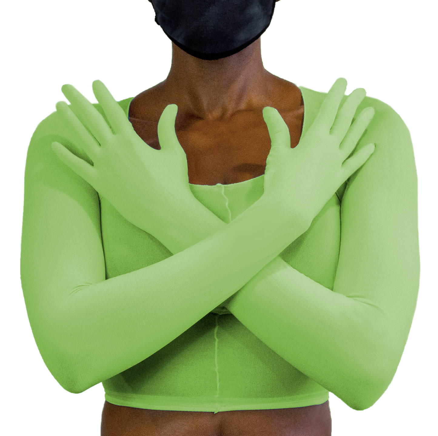 Matcha Green Arm Socks (Straight Size)