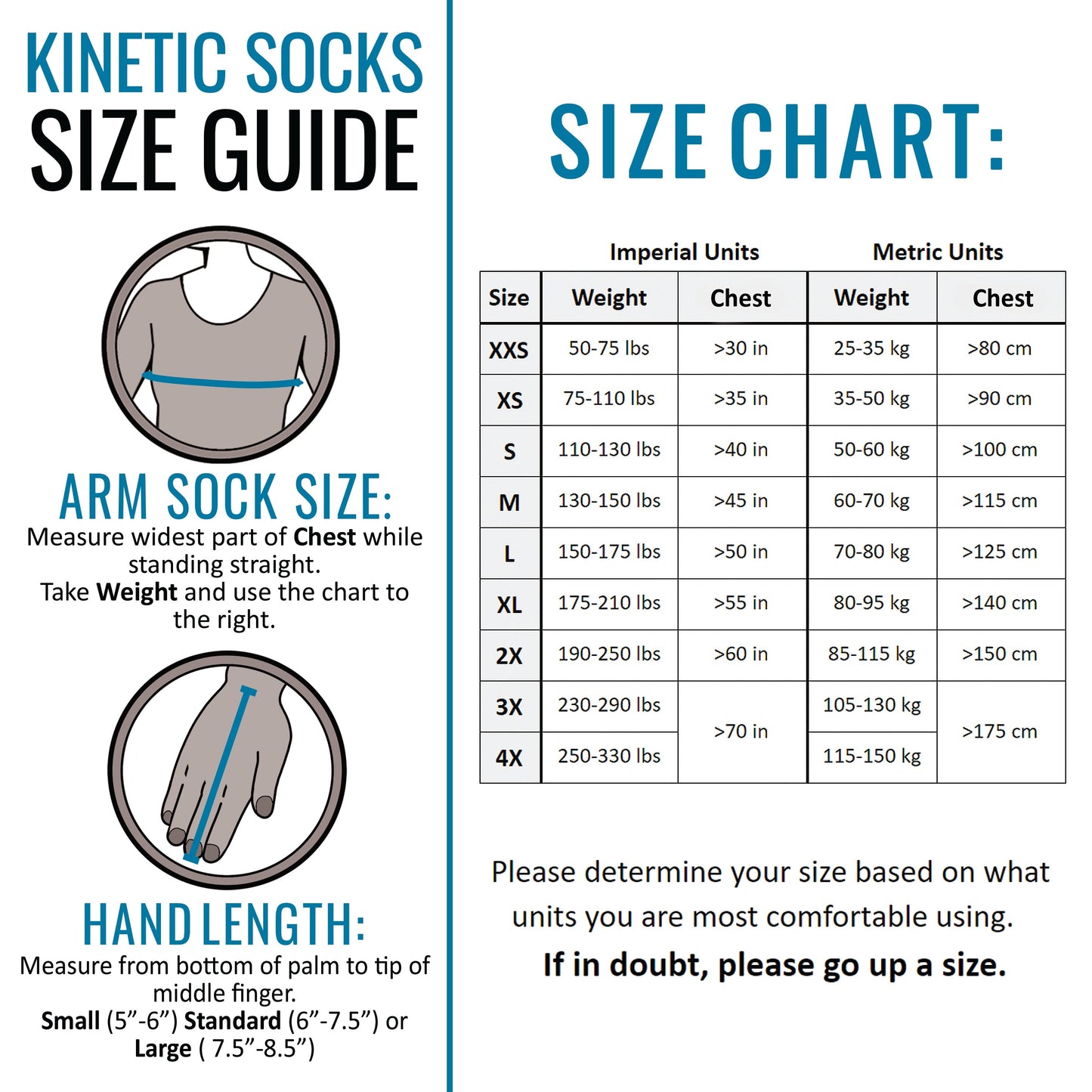 White Arm Socks (Straight Size)