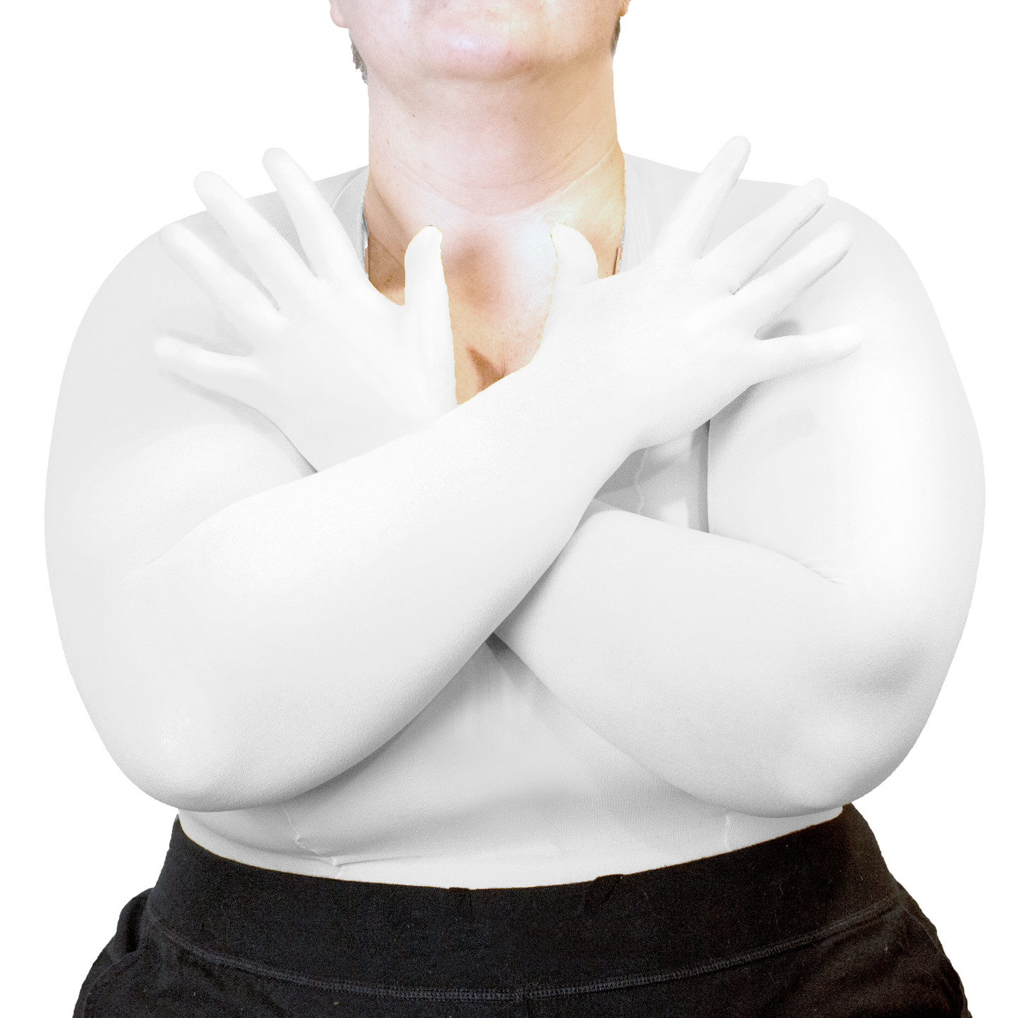 White Arm Socks (Plus Size)